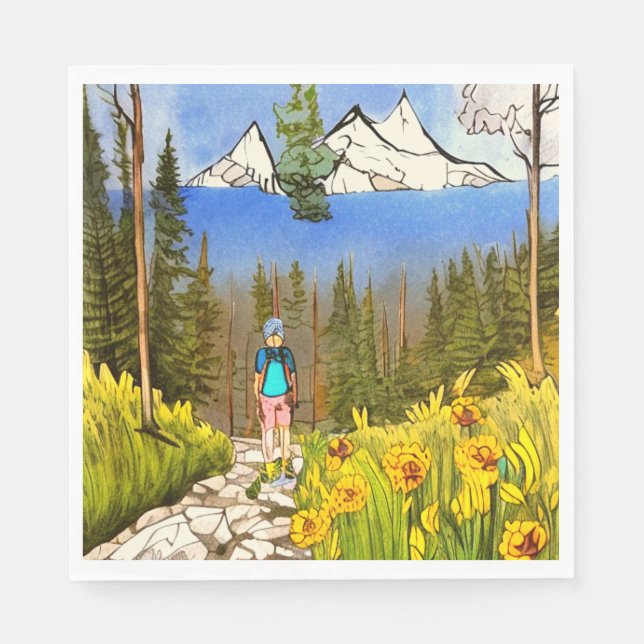 Servilleta De Papel Wilderness Hike (Anverso)