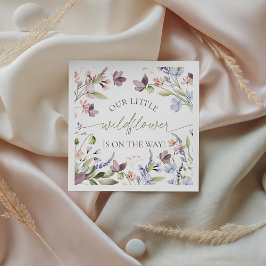 Servilleta De Papel Wildflower Baby Shower Paper Napkins