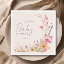 Wildflower Boho Baby Shower