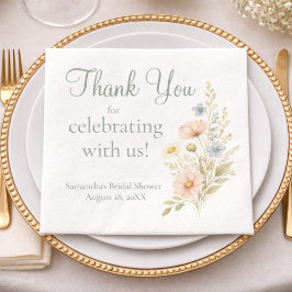 Servilleta De Papel Wildflower Garden Party Event