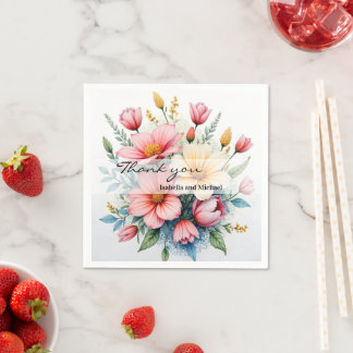 Servilleta De Papel Wildflowers Beautiful Trendy Luxury Collection