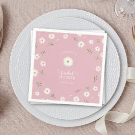 Servilleta De Papel Wildflowers Foliage Greenery Garden Bridal Shower