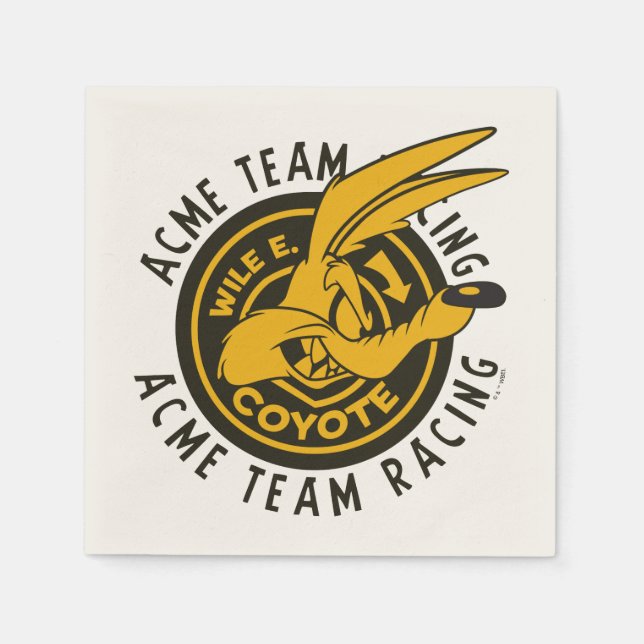Servilleta De Papel WILE E. COYOTE™ Acme Team Racing (Anverso)