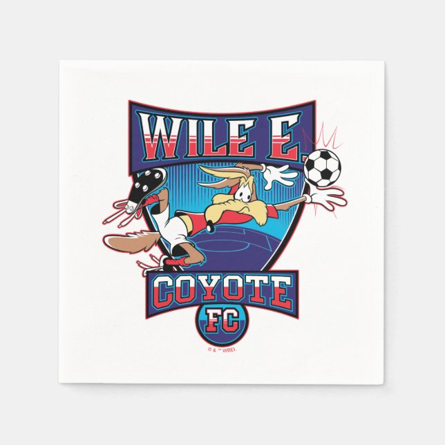 Servilleta De Papel WILE E. COYOTE™ Football Club Badge (Anverso)