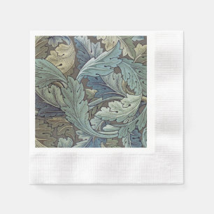Servilleta De Papel William Morris Acanthus Sage Flor Flor Botánico
