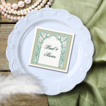 William Morris Art Deco Vines Verdes Florales