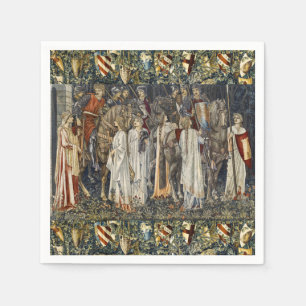 Servilleta De Papel William Morris Búsqueda del Santo Grial: Escudo Bo