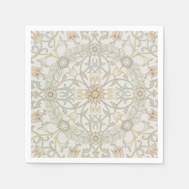 Servilleta De Papel William Morris Floral Cocktail Napkins (Anverso)