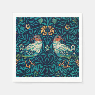 Servilleta De Papel William Morris - Flores y pájaros vintage