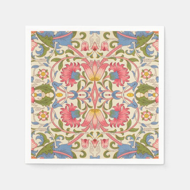 Servilleta De Papel William Morris Lodden Spring Wallpaper Art (Anverso)