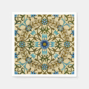 Servilleta De Papel William Morris- Patrón antiguo de vid y flor de 18