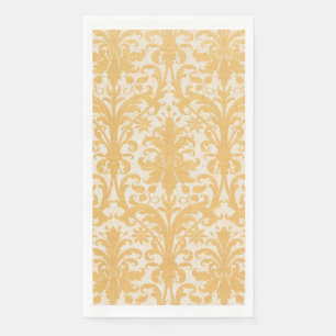 Servilleta De Papel William Morris Sauce & Oro Damasco de Lujo
