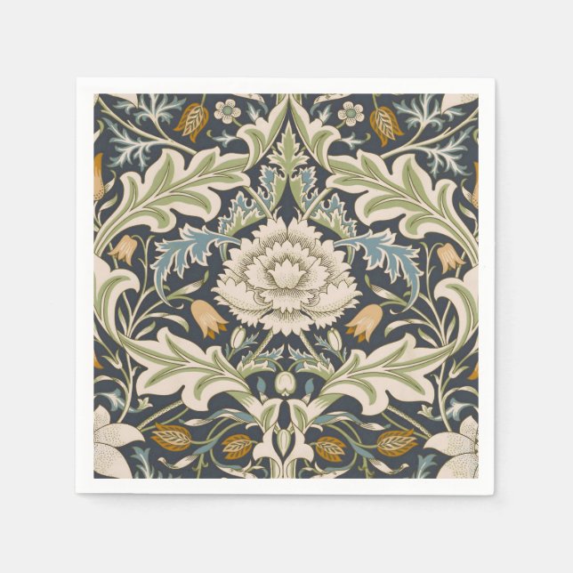 Servilleta De Papel William Morris Severn Floral Pattern Classic (Anverso)
