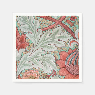 Servilleta De Papel William Morris Vintage St James Hojas de Acanto