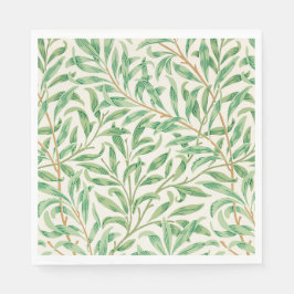 Servilleta De Papel William Morris. Willow Bough Verdor vintage
