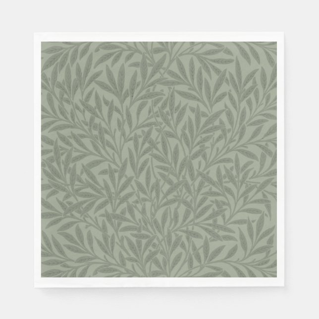 Servilleta De Papel William Morris Willow Flower Classic (Anverso)