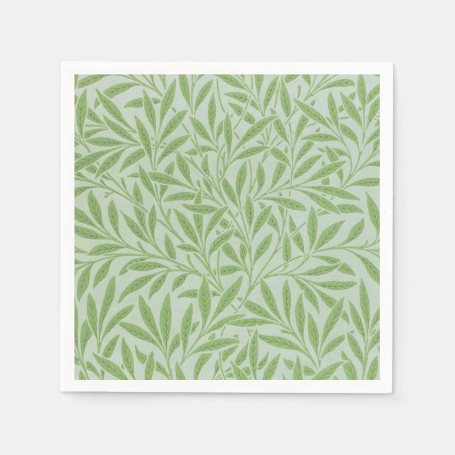 Servilleta De Papel William Morris Willow Flower Classic (Anverso)