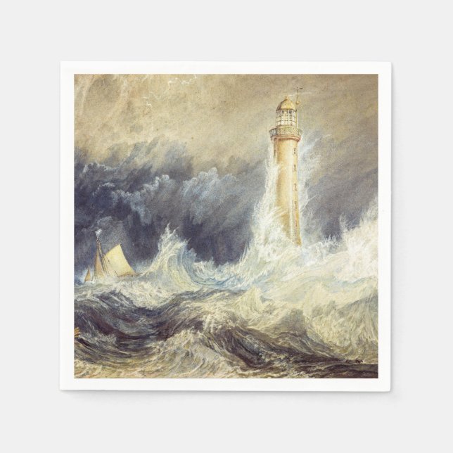 Servilleta De Papel William Turner - Faro de Bell Rock (Anverso)