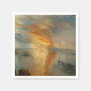 Servilleta De Papel William Turner - La quema del Parlamento