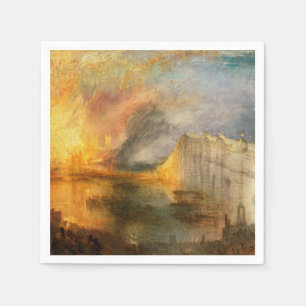 Servilleta De Papel William Turner - La quema del Parlamento