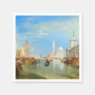Servilleta De Papel William Turner - Venecia, La Dogana y San Giorgio