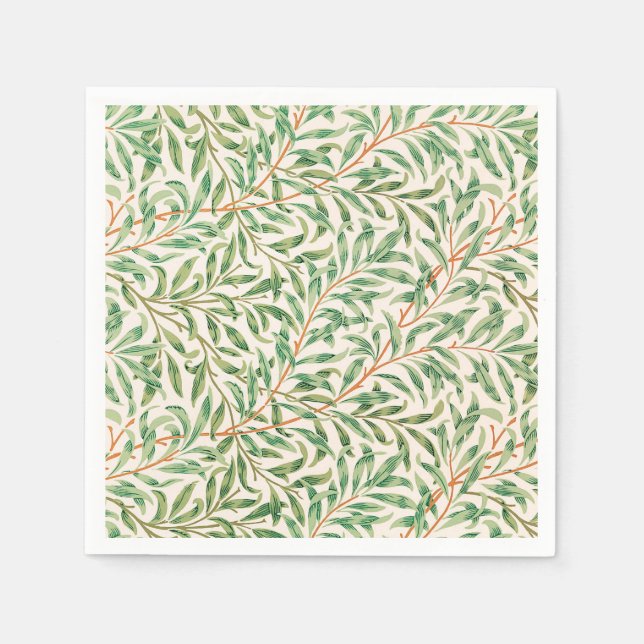Servilleta De Papel Willow Bough de William Morris (Anverso)