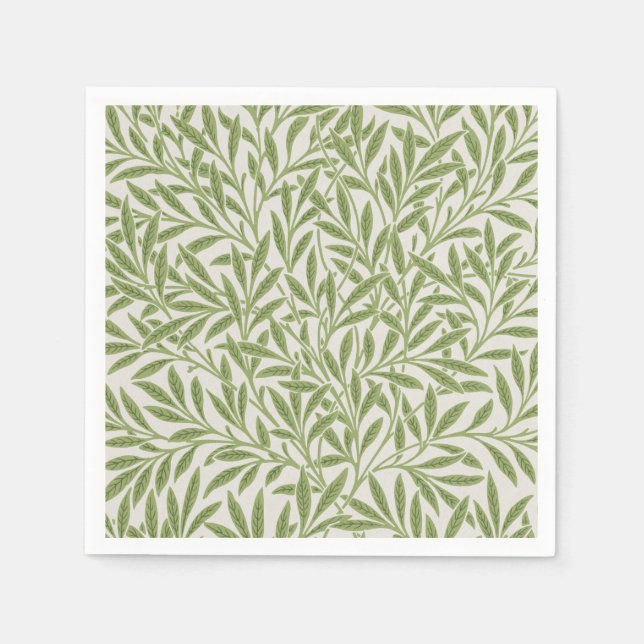 Servilleta De Papel Willow Boughs by William Morris (Anverso)