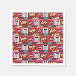 Servilleta De Papel Willy Wonka y el cumpleaños de la fábrica de choco