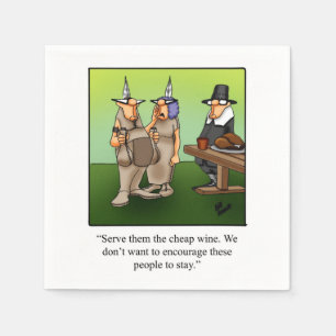 Servilleta De Papel Wine Humor Cocktail Fiesta Napkins