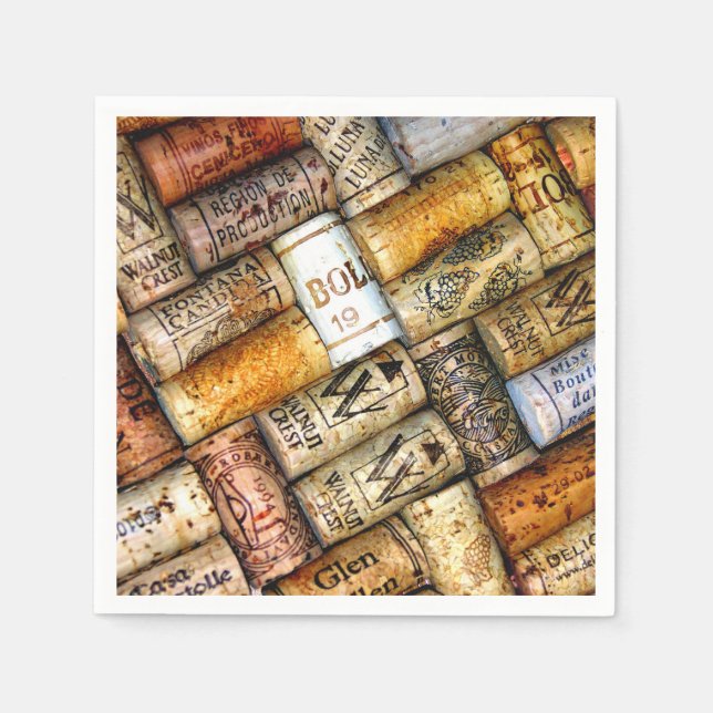 Servilleta De Papel Wine Lovers Papel servilletas (Anverso)