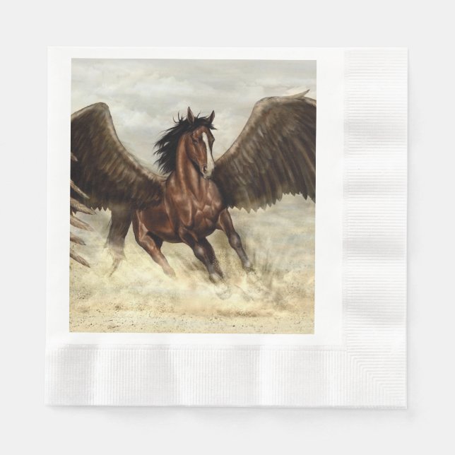 Servilleta De Papel Winged Pegasus (Anverso)