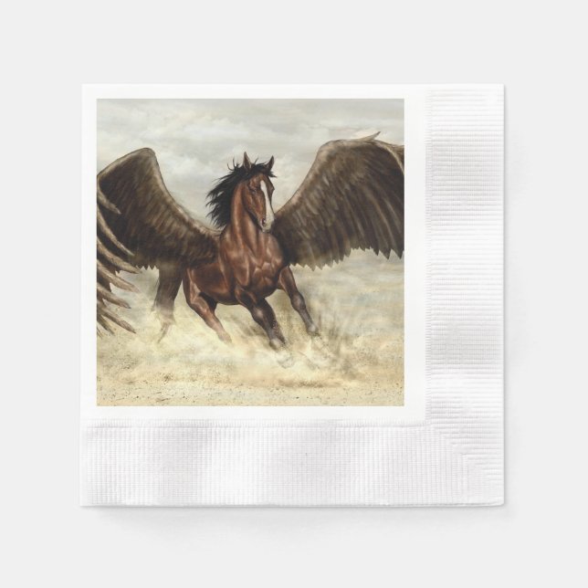 Servilleta De Papel Winged Pegasus (Anverso)