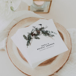 Servilleta De Papel Winter Greenery Bouquet