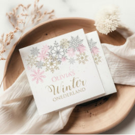 Servilleta De Papel Winter Onederland Napkin
