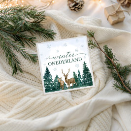 Servilleta De Papel Winter ONEderland Party Napkins