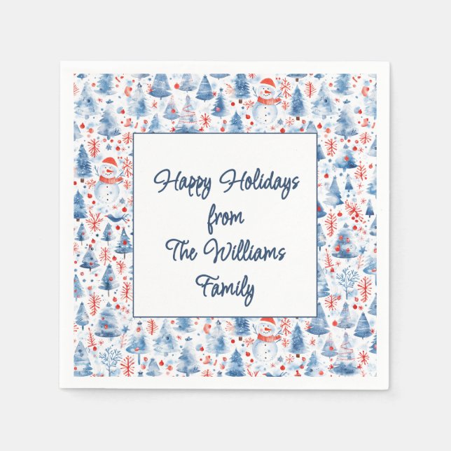 Servilleta De Papel Winter Wonderland (Anverso)