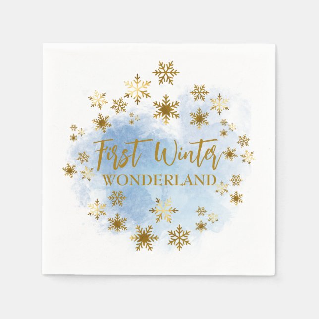 Servilleta De Papel Winter Wonderland (Anverso)