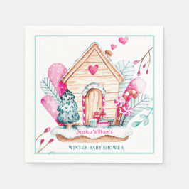 Servilleta De Papel Winter Wonderland Baby Shower