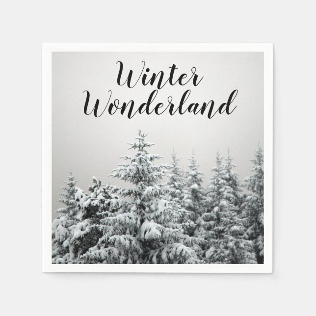 Servilleta De Papel Winter Wonderland Fiesta Napkins (Anverso)