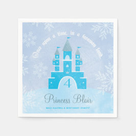 Servilleta De Papel Winter Wonderland Princess Fiesta Napkins