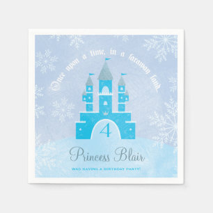 Servilleta De Papel Winter Wonderland Princess Fiesta Napkins