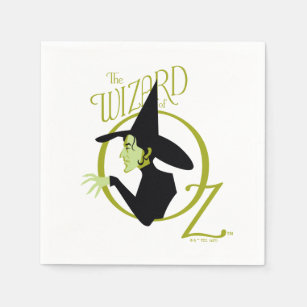 Servilleta De Papel Witch™ El Asistente Del Logotipo Oz™