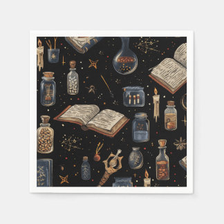 Servilleta De Papel Witchcraft Potion Pattern – Halloween Magic