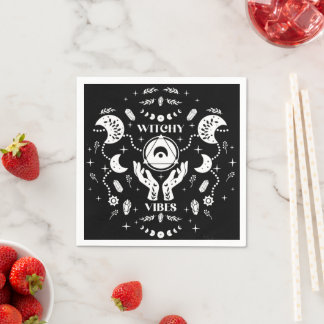 Servilleta De Papel Witchy Vibes Halloween Papeles