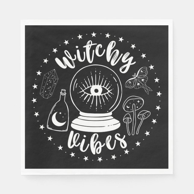 Servilleta De Papel Witchy Vibes Napkins (Anverso)