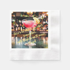 Servilleta De Papel Witty Cosmo Cocktail Napkins