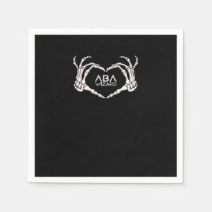 Servilleta De Papel Wizard Classic - Skeleton Hands Heart