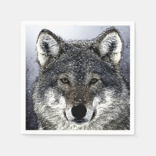 Servilleta De Papel Wolf Eyes