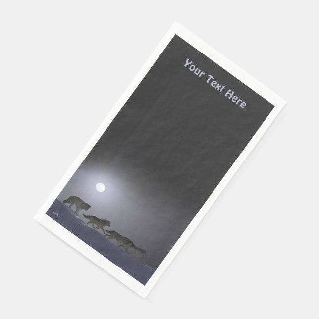 Servilleta De Papel Wolf Pack (Esquina)