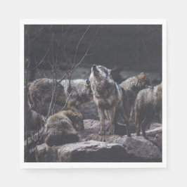 Servilleta De Papel Wolf Pack